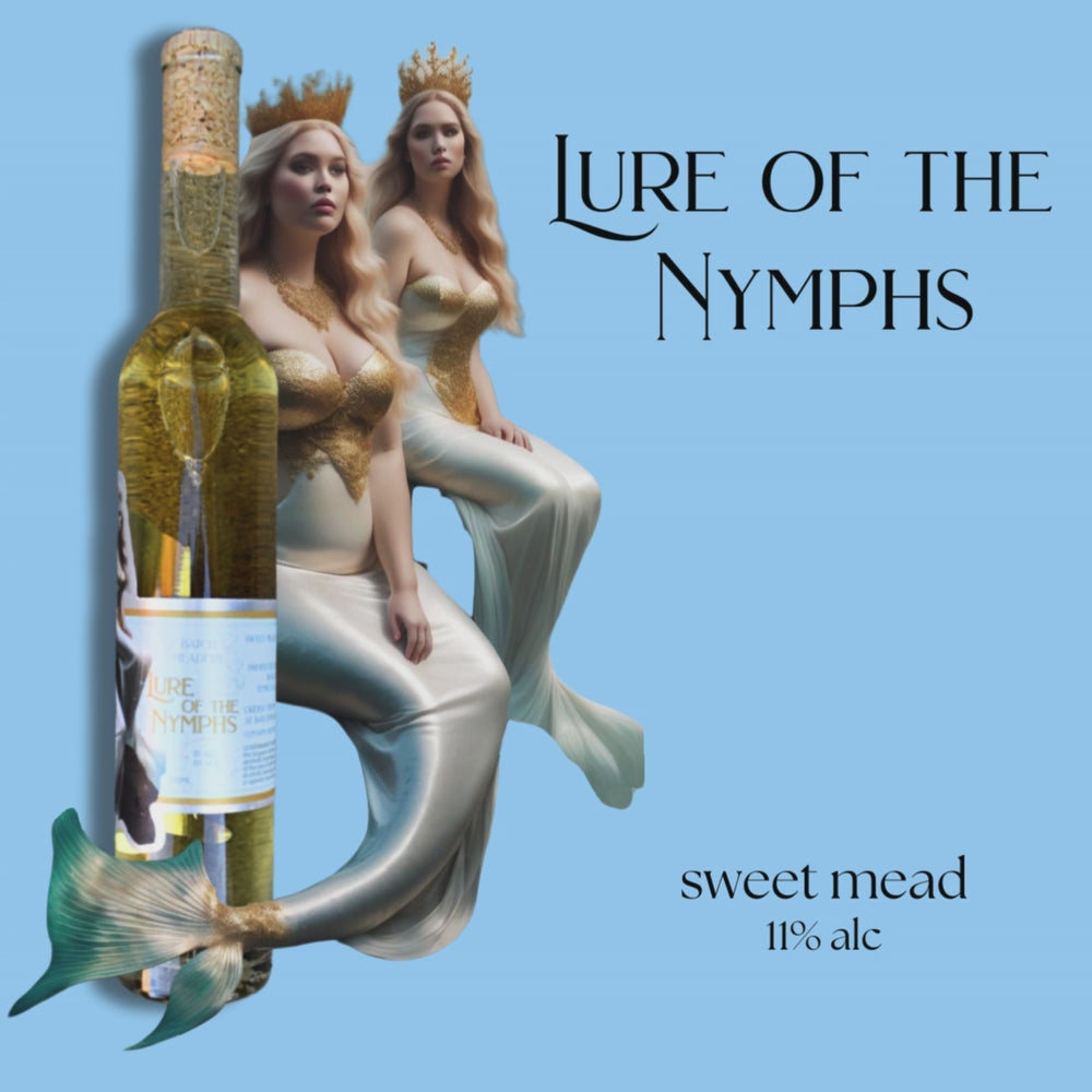 
            
                Load and play video in Gallery viewer, Lure of the Nymphs Mead - Sweet - 11% Alc
            
        