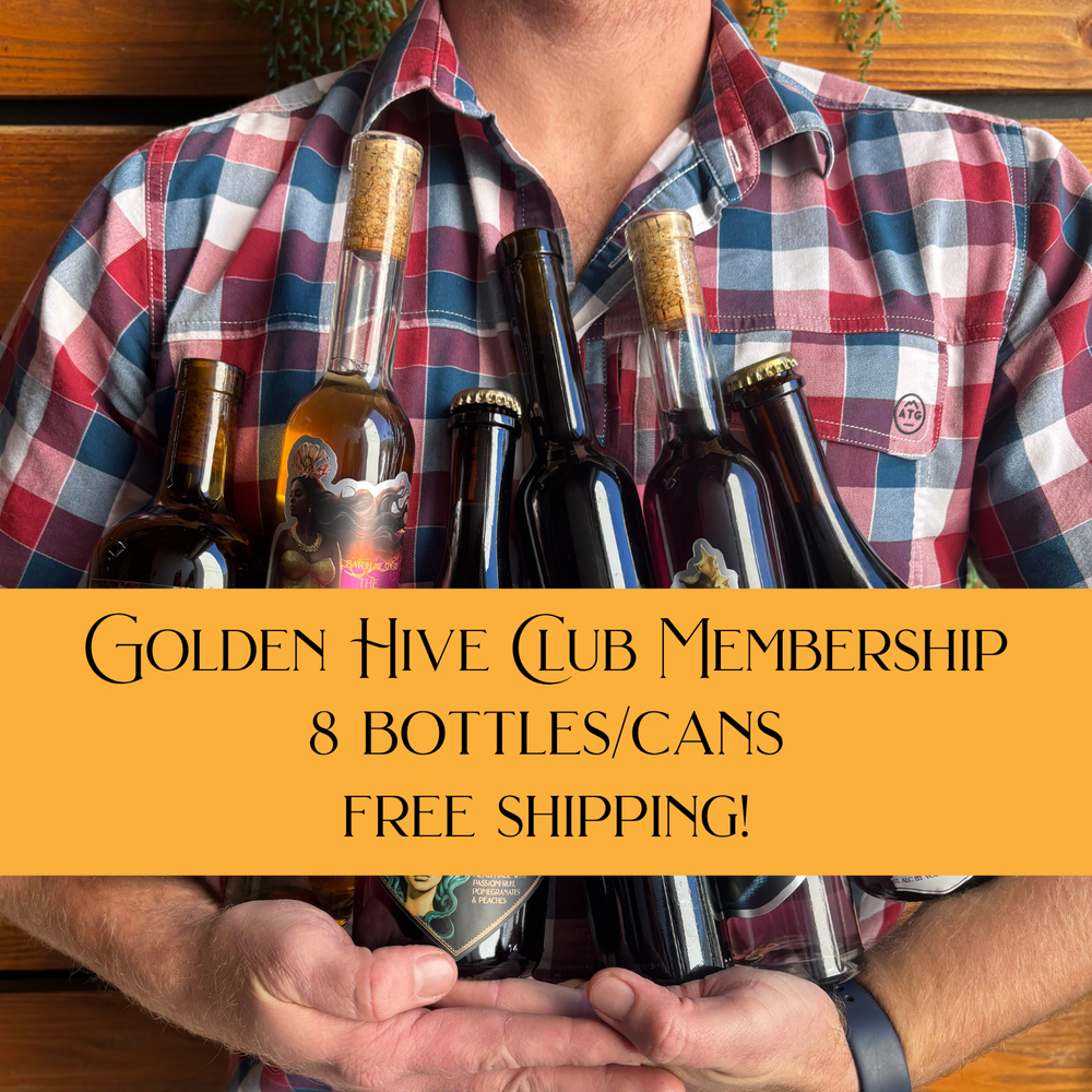 Golden Hive Club Membership - 8 Bottles/Cans Every 3 Months (includes exclusive mead!)