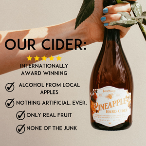 
            
                Load image into Gallery viewer, Pineapple Hard Cider - Semi-Sweet &amp;amp; Sparkling - 6% Alc
            
        