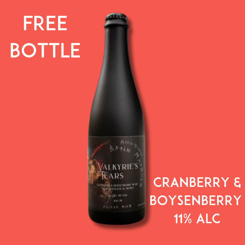 FREE BOTTLE of Valkyrie's Tears Mead ($25 Value)