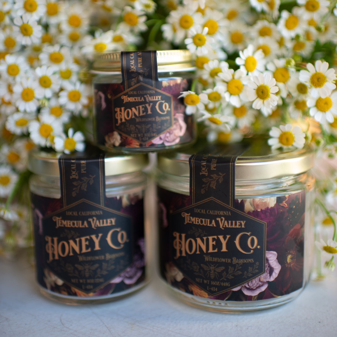 Local Raw Honey - Wildflower Blossoms