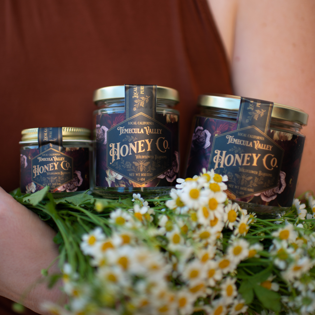 Local Raw Honey - Wildflower Blossoms