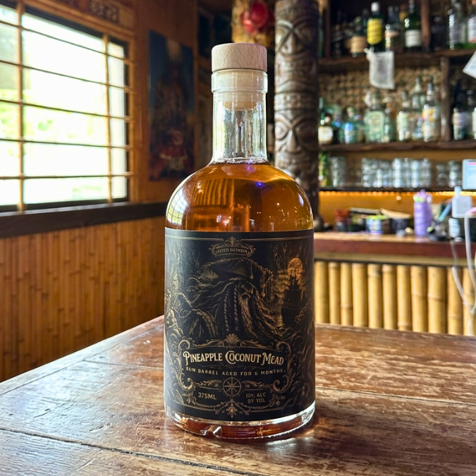 Pineapple Coconut Rum Barrel Aged Mead
